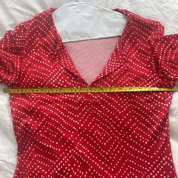 Cute mini polka dot DVF dress - Picture 7 of 7